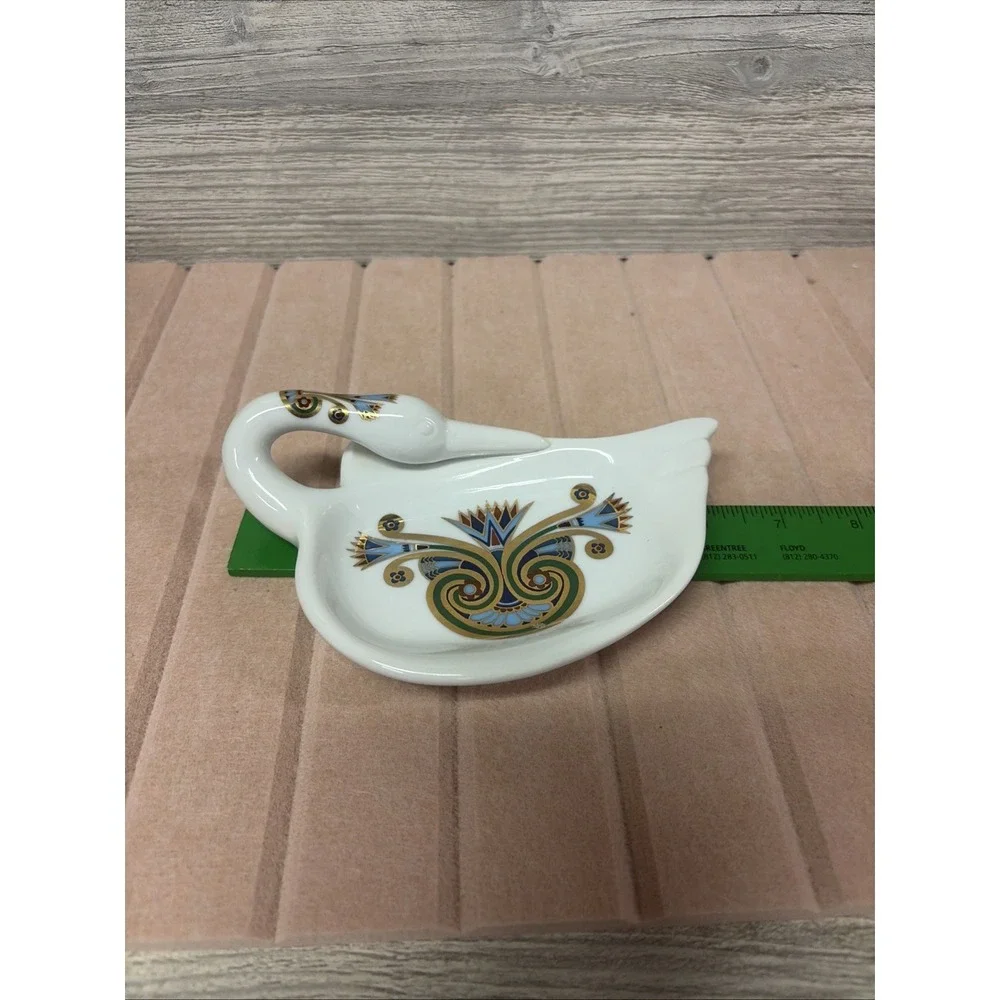 Elizabeth Arden Treasures of the Pharaohs Swan Soap Dish Trinket Tray (C4)